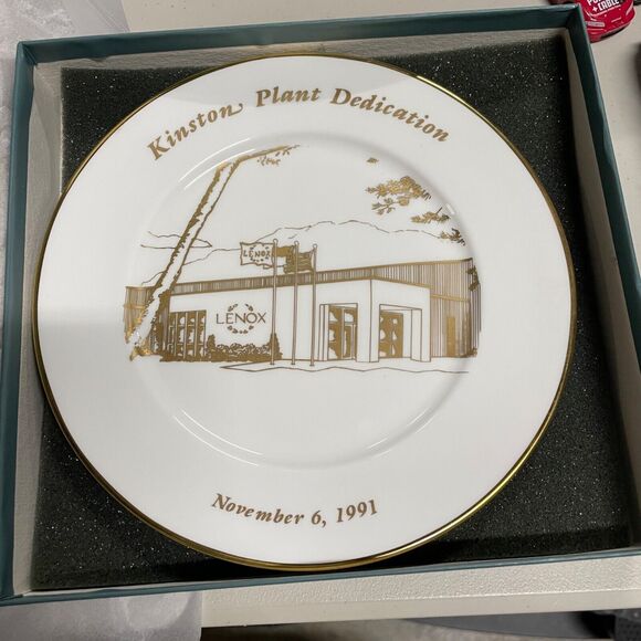 Lenox Limited Edition First Kiln Run & Kinston, NC Plant Dedication Run Rare - Picture 2 of 16